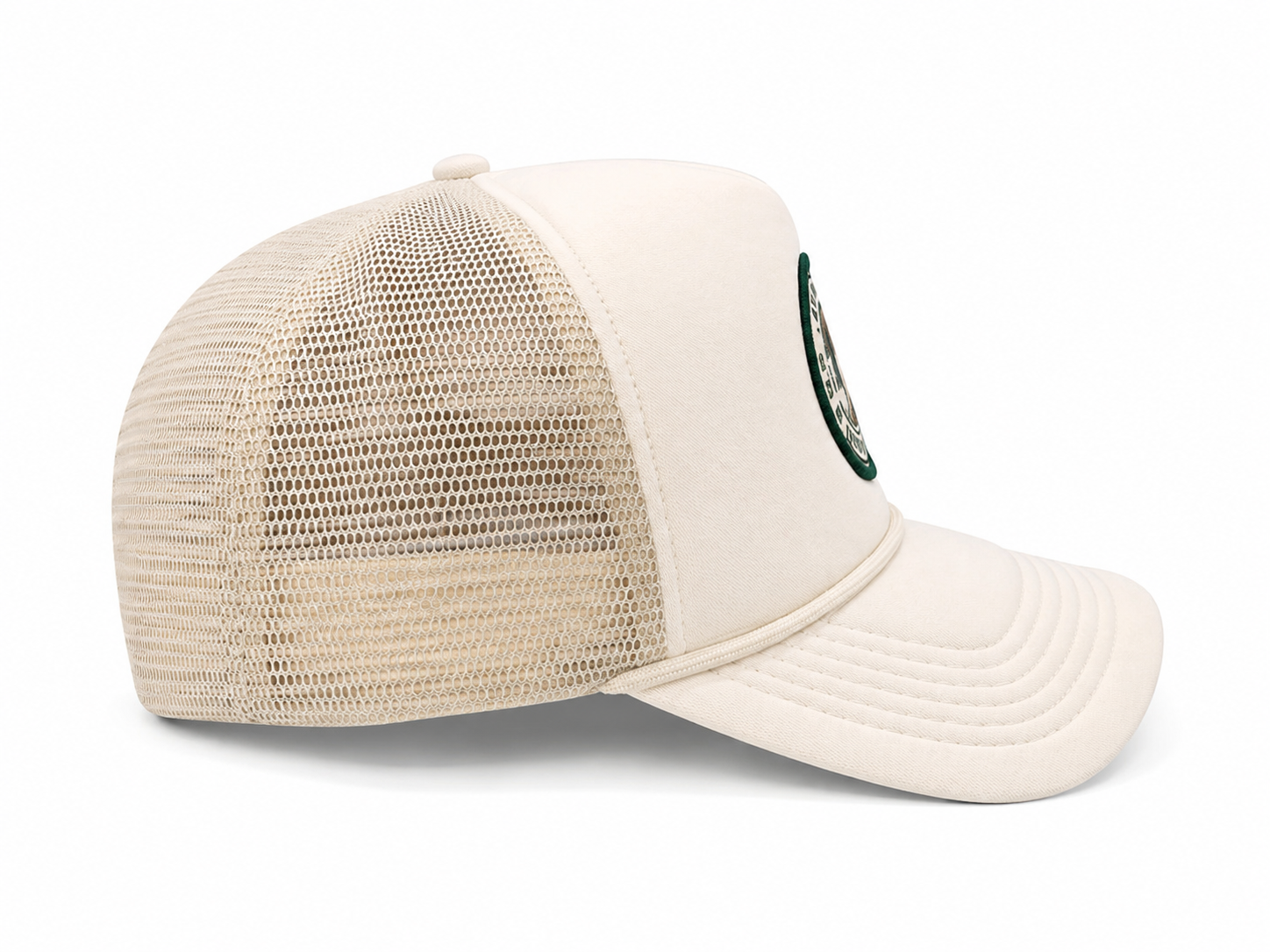 Chastain Park Dog Walking Club Hat – side view showing mesh back