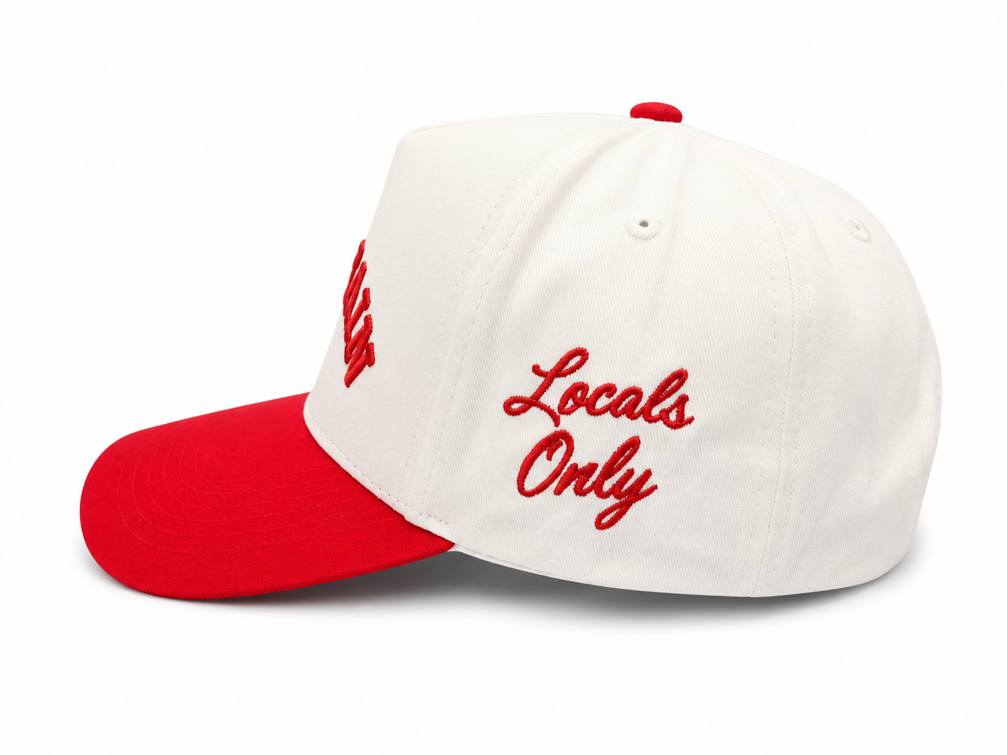 Chastain Hat Red – opposite side view
