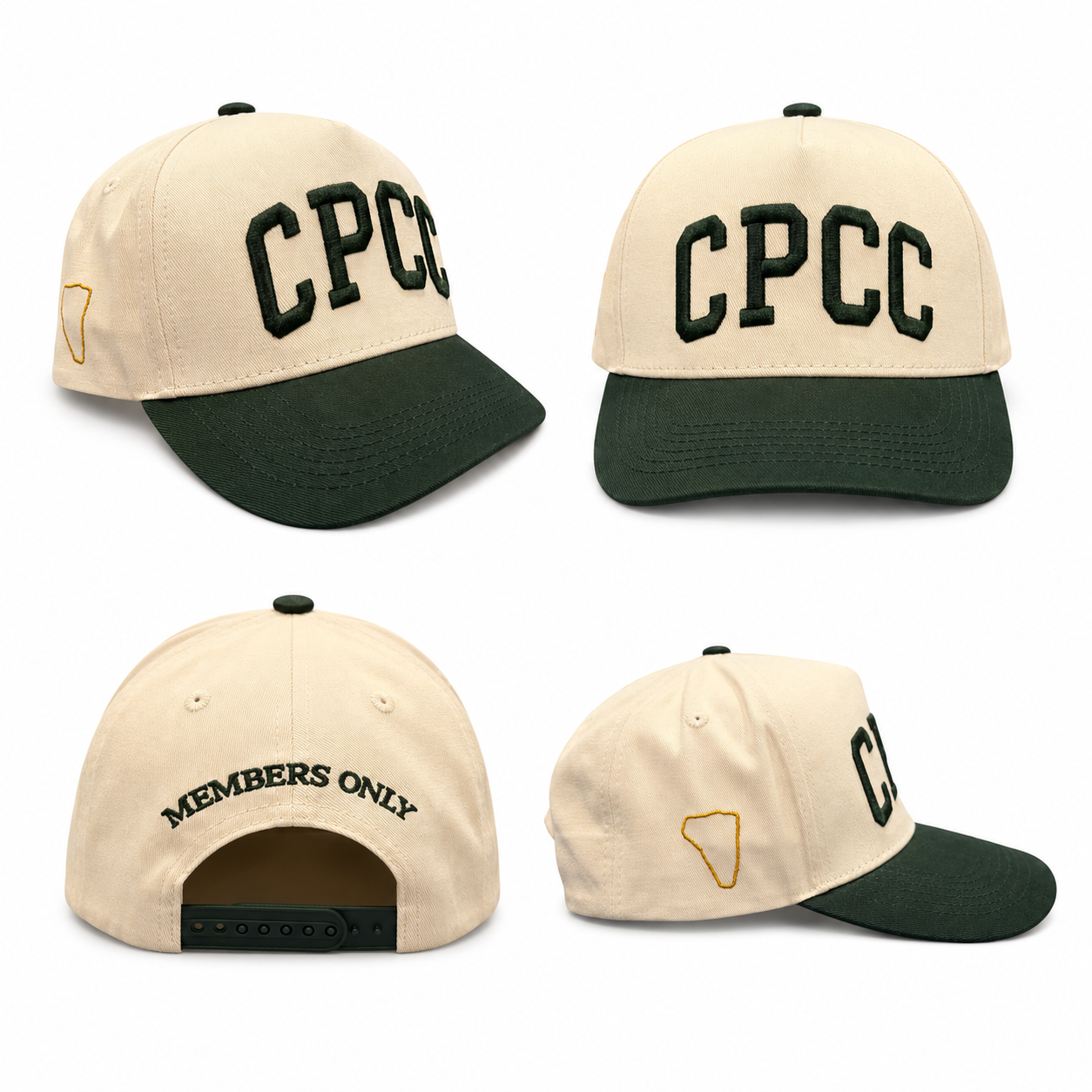 CPCC Hat – front view close-up