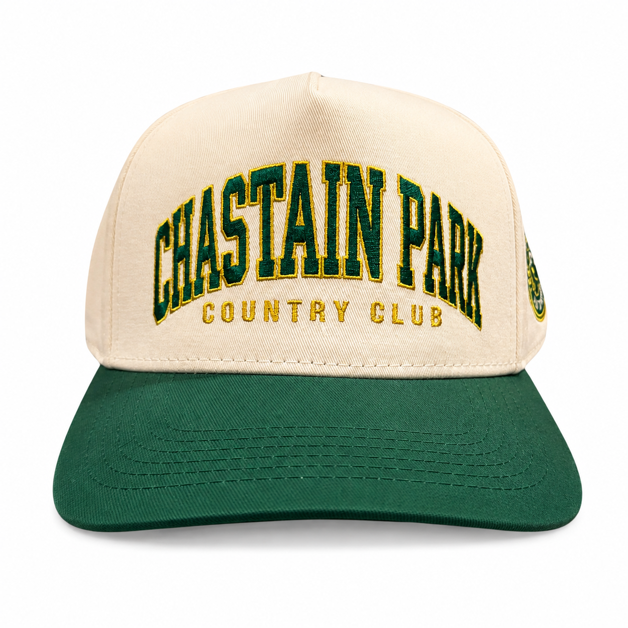 The Back Nine – front view showing Chastain Park Country Club embroidery